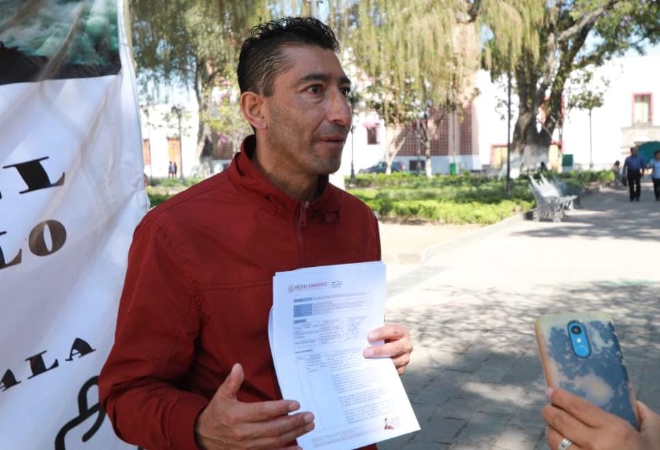 Nuevamente Xavier Santacruz exige respuestas sobre situación del relleno sanitario de Panotla