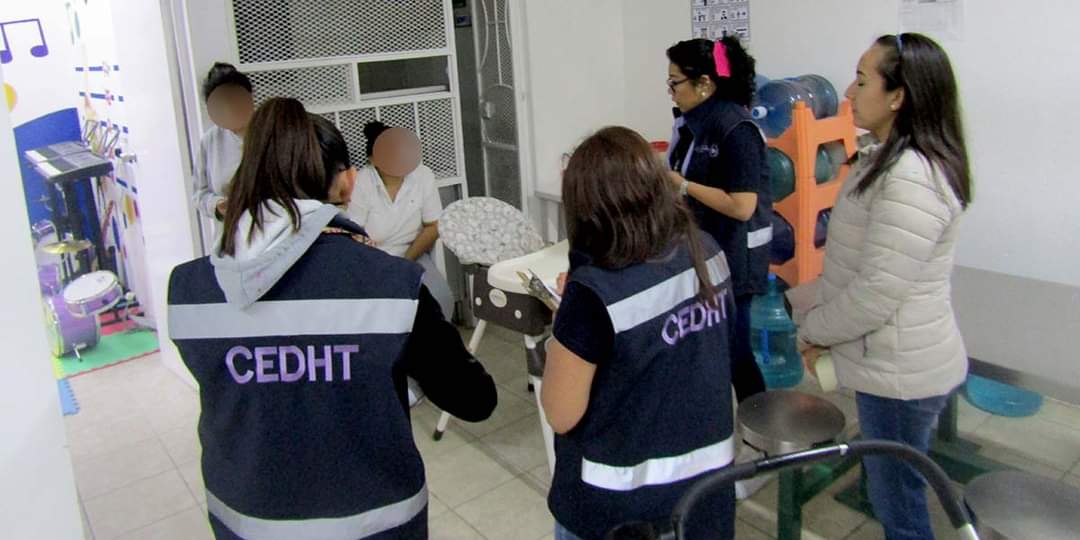 CEDH vigiló operativos de la SSC en CERESOS de Tlaxcala