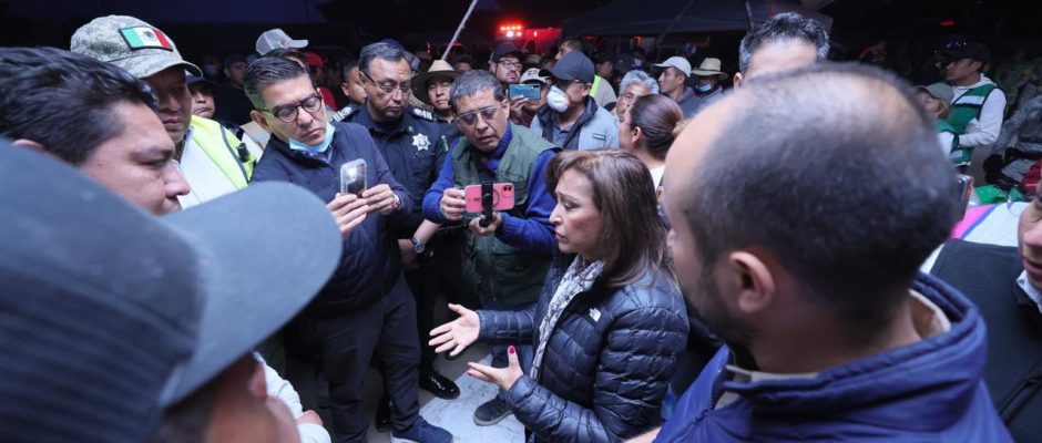 Cuéllar responde a pobladores: helicóptero y Marina contra incendio en Atltzayanca