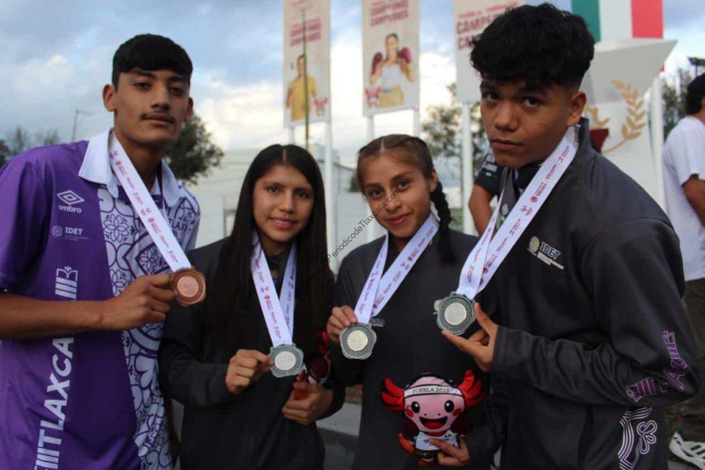Tlaxcala gana 3 medallas de plata en Boxeo de CONADE 2025