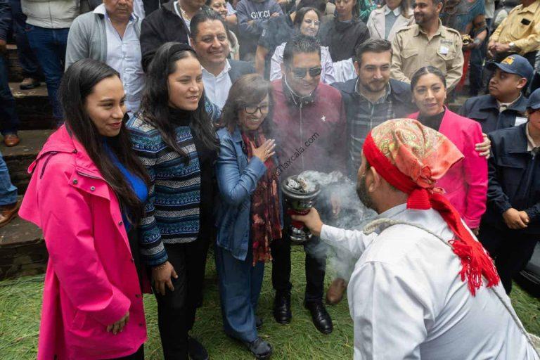 SALVADOR SANTOS PRESENTE EN EL 87 ANIVERSARIO DEL PARQUE NACIONAL LA MALINCHE