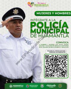Gobierno de Huamantla lanza convocatoria para integrarse a la Policía Municipal 2025