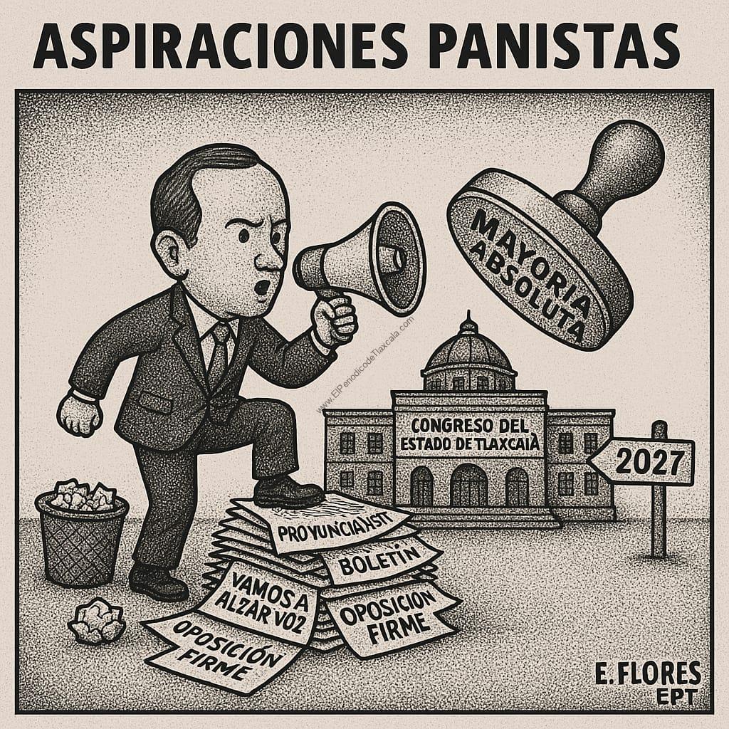 El PAN en Tlaxcala: Oposición de papel, ambiciones de acero