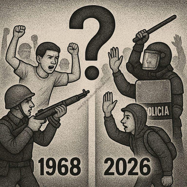 1968 y 2025: El país que no aprende