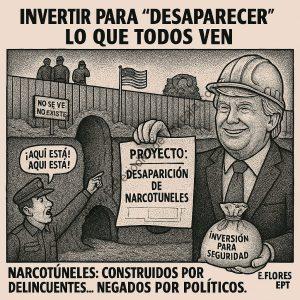 TÚNELES Y DISCURSOS” – Cuando Donald Trump promete desaparecer lo que todos ven