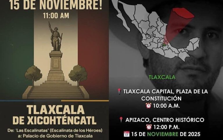 Marcha por el aniversario de Tlaxcala 15 de noviembre a las 11:00 AM en Xicohténcatl.