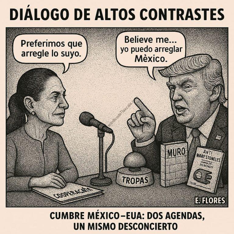 Sheinbaum y Trump se sientan a la mesa
