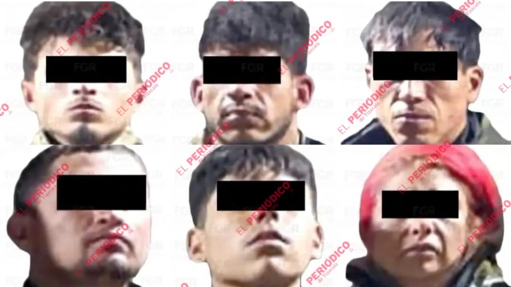 Hombre con barba y cabello oscuro, en una serie de seis fotos, con diferentes expresiones faciales, en un fondo blanco.