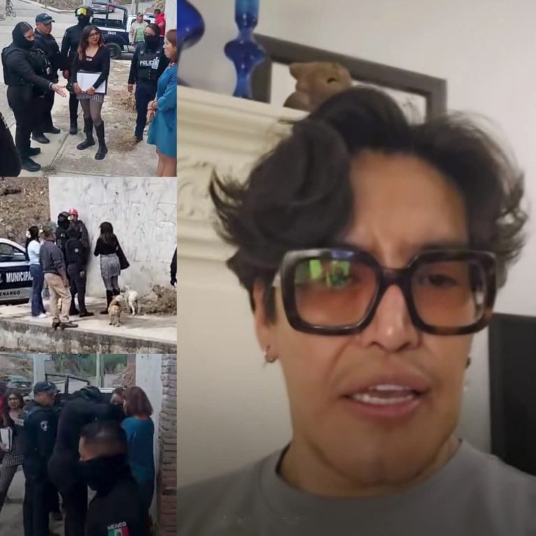 Hombre con gafas grandes hablando en una videollamada, en un entorno interior, con decoración en el fondo.