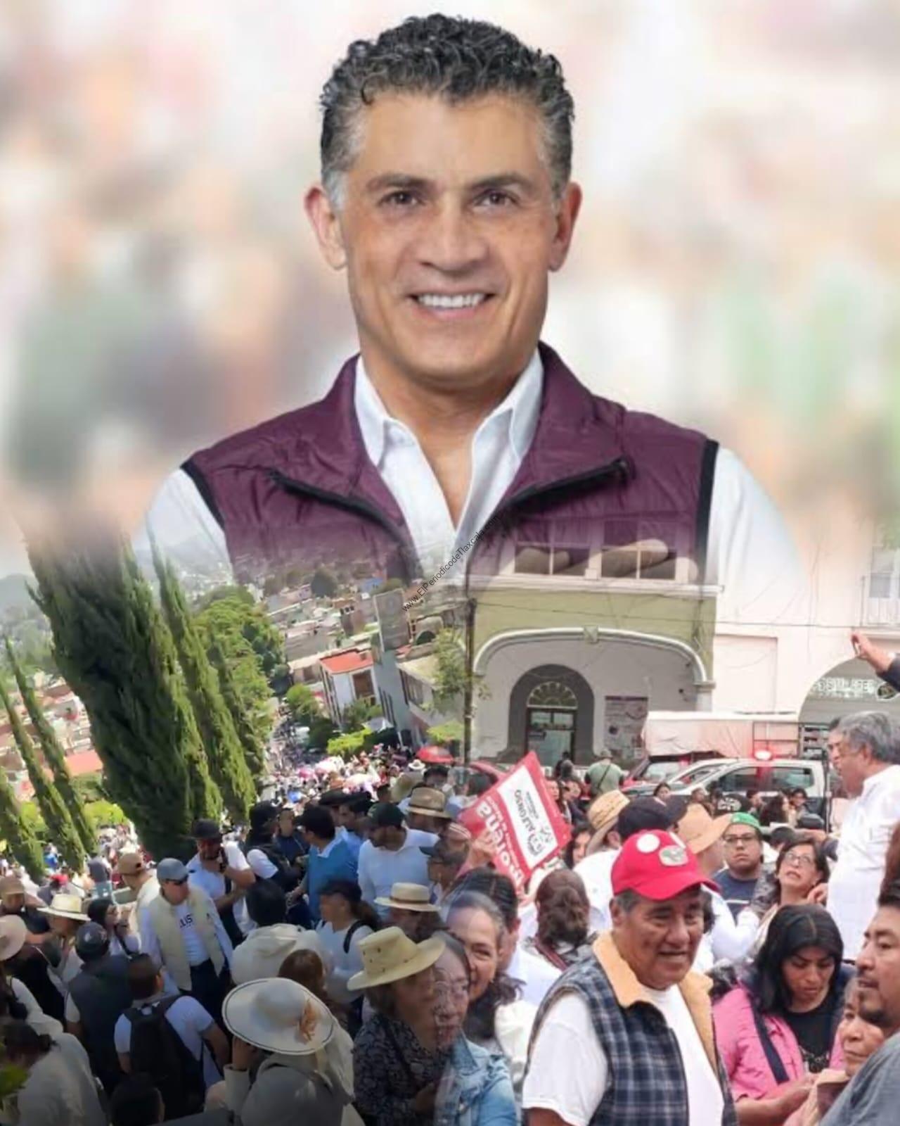 Con prisa por la silla gubernamental, Alfonso Sánchez repite la fórmula: primero Zacatelco y ahora la capital