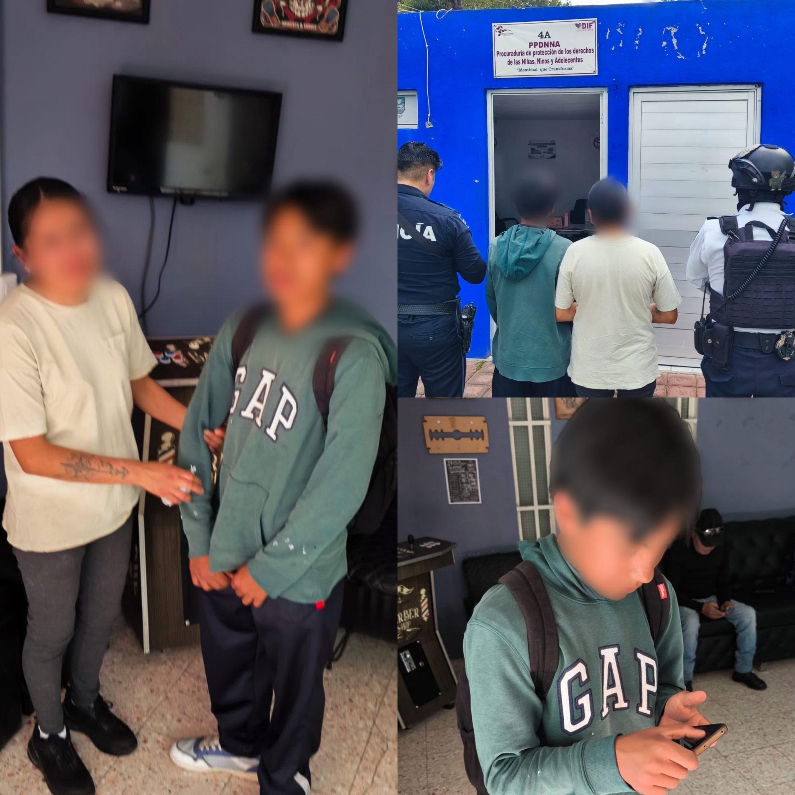 Actúa Seguridad Pública de Chiautempan ante reporte de adolescente extraviado