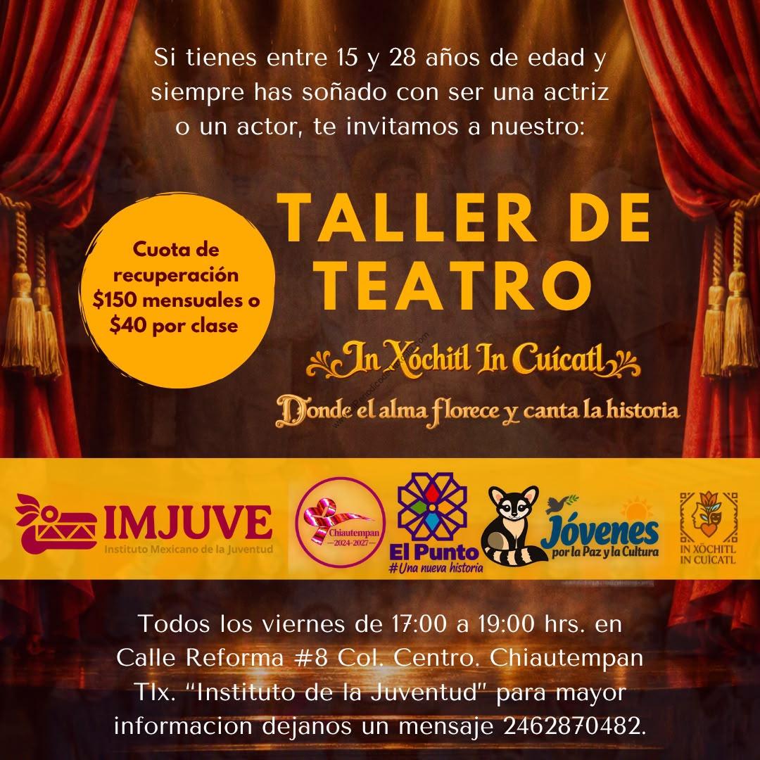 Anuncian nuevos talleres para las juventudes de Chiautempan