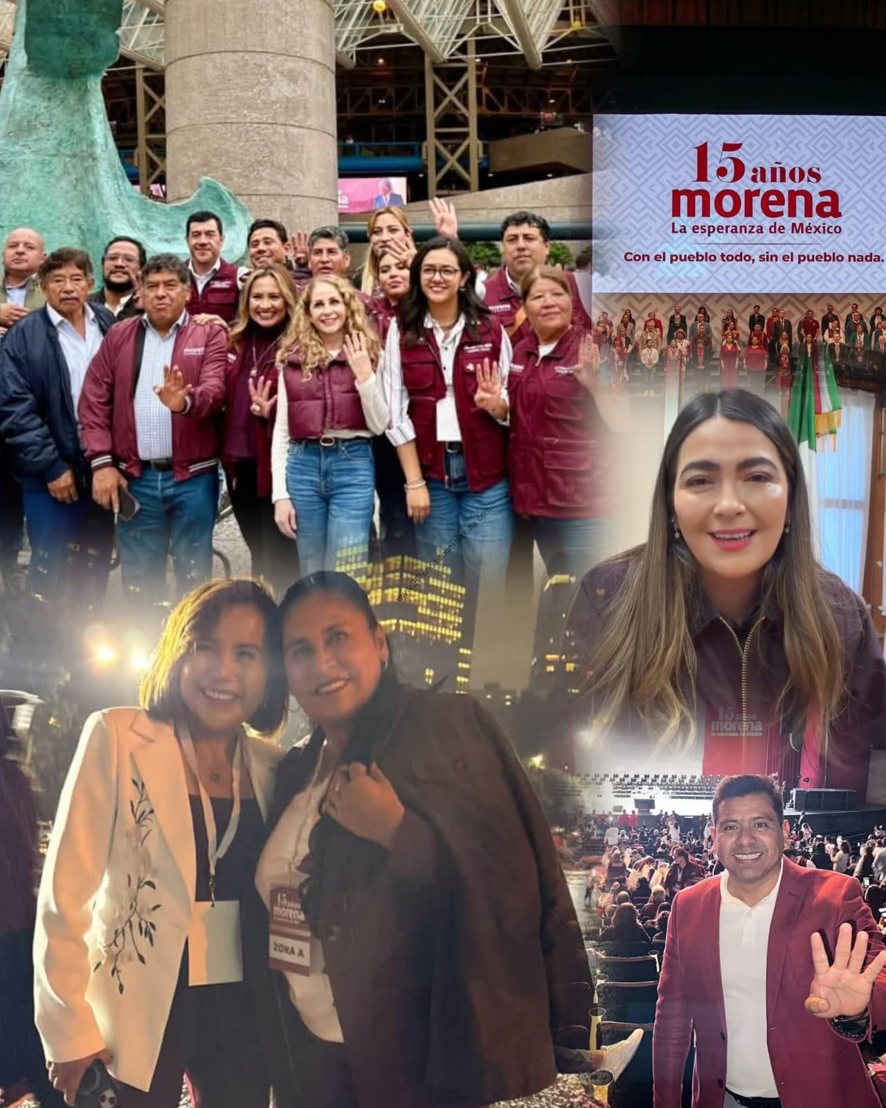 Morena celebra 15 años mientras Tlaxcala acomoda sus piezas