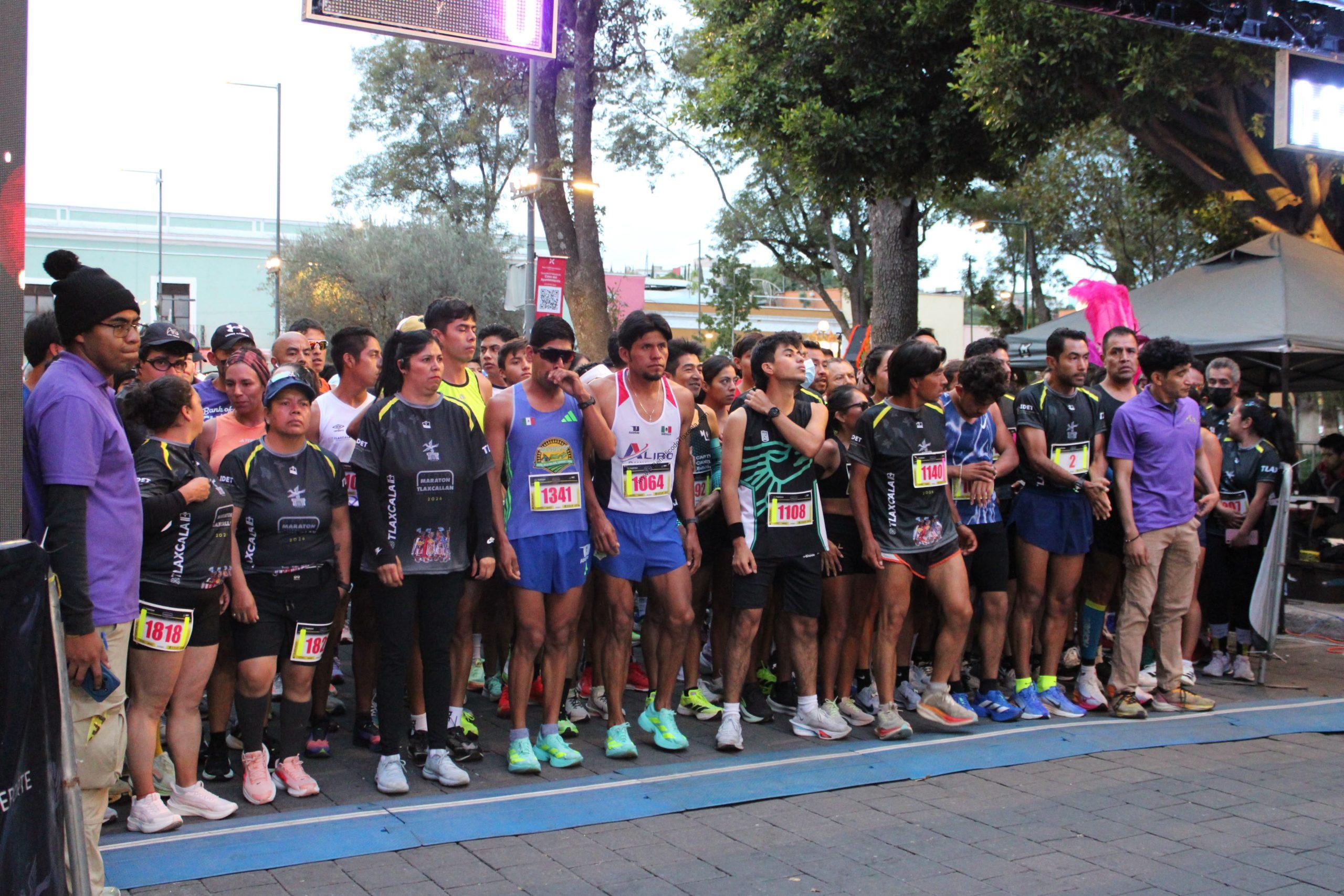 PARTICIPAN CERCA DE 3 MIL CORREDORES EN EL MEDIO MARATÓN INTERNACIONAL TLAXCALLAN 2026.