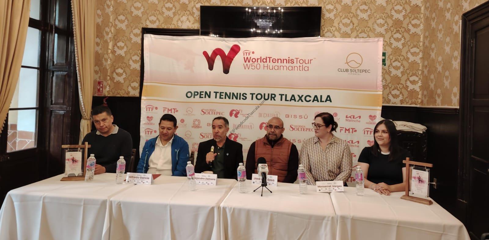 Huamantla recibirá torneo internacional W50 de tenis