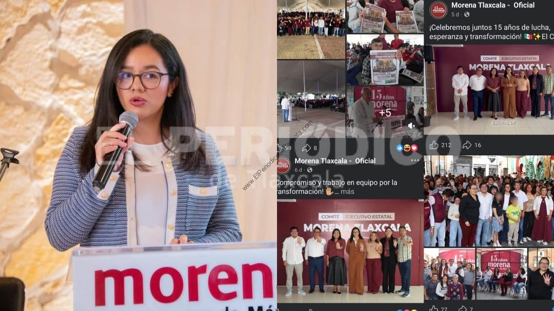 Ante crisis interna y críticas, Morena Tlaxcala bloquea sección de comentarios en sus redes sociales